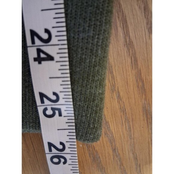 Clearwater Outfitters Olive Green Pullover Sweatshirt With Suede Accents & Elbow - Picture 4 of 6
